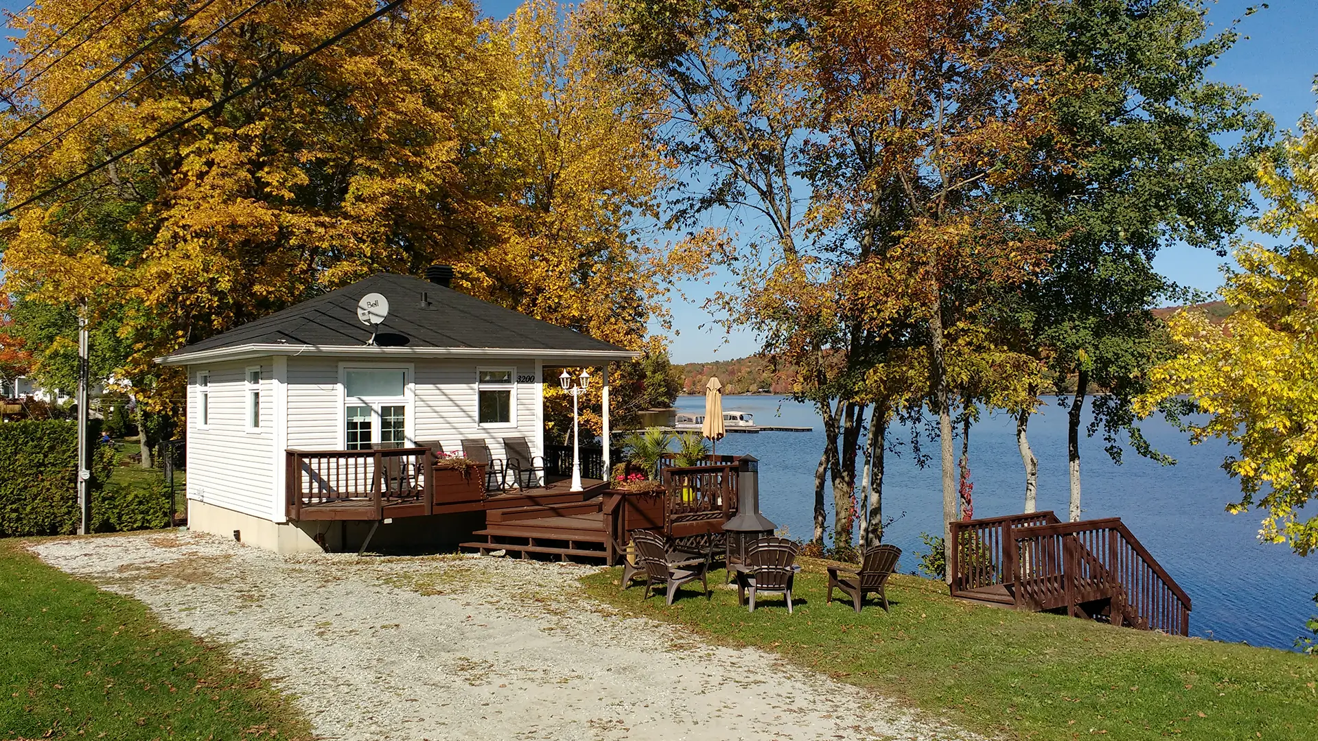 Petit chalet Chalet à louer au bord du lac William pour 2 personnes