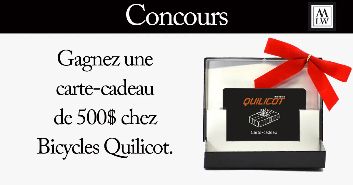 CONCOURS CARTE CADEAU BYCICLES QUILICOT concours carte cadeau bycicles quilicot