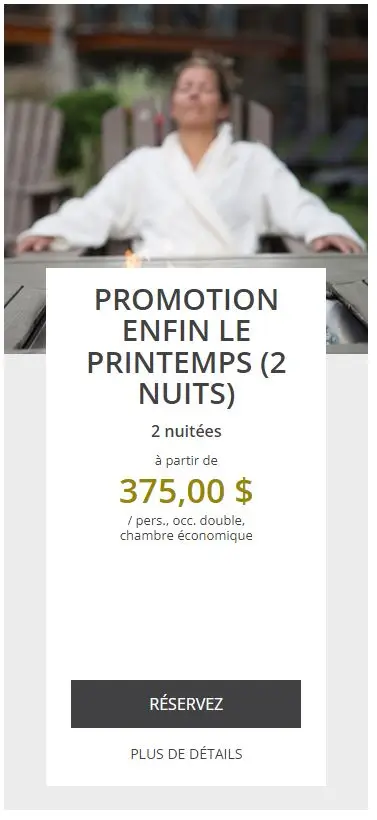forfait enfin le printemps forfait enfin le printemps