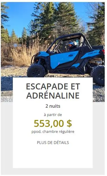 forfait escapade et adrenaline banniere verticale forfait escapade et adrenaline banniere verticale