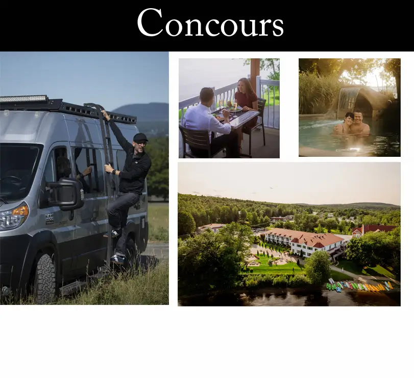 Concours Évasion tout inclus visuel page concours