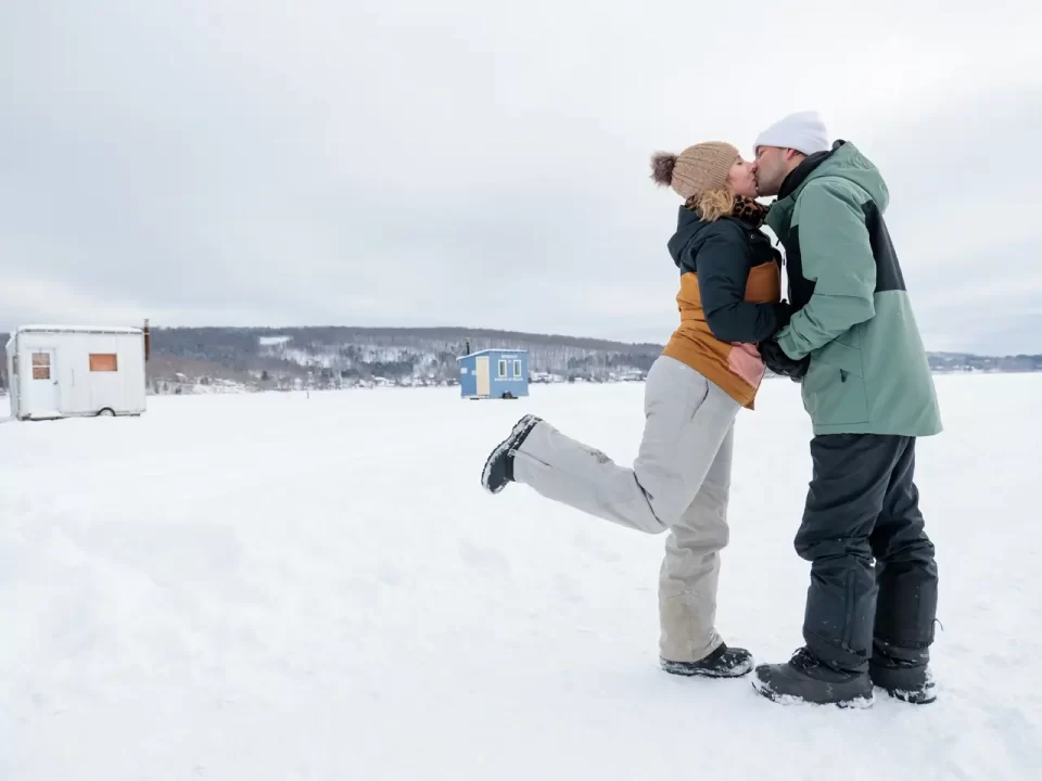Couple hiver
