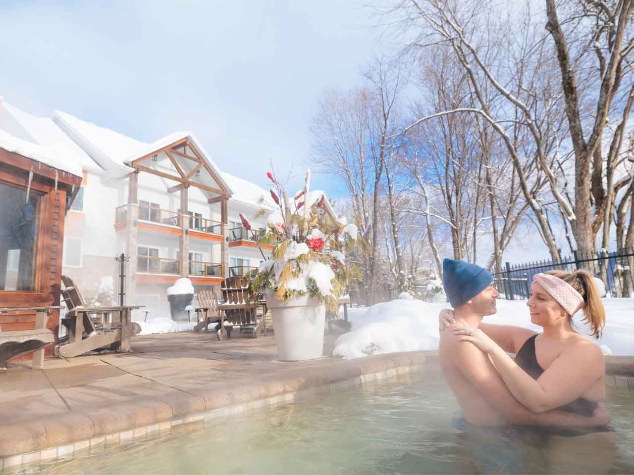 Promo 3 nuits Couple bains nordiques hiver