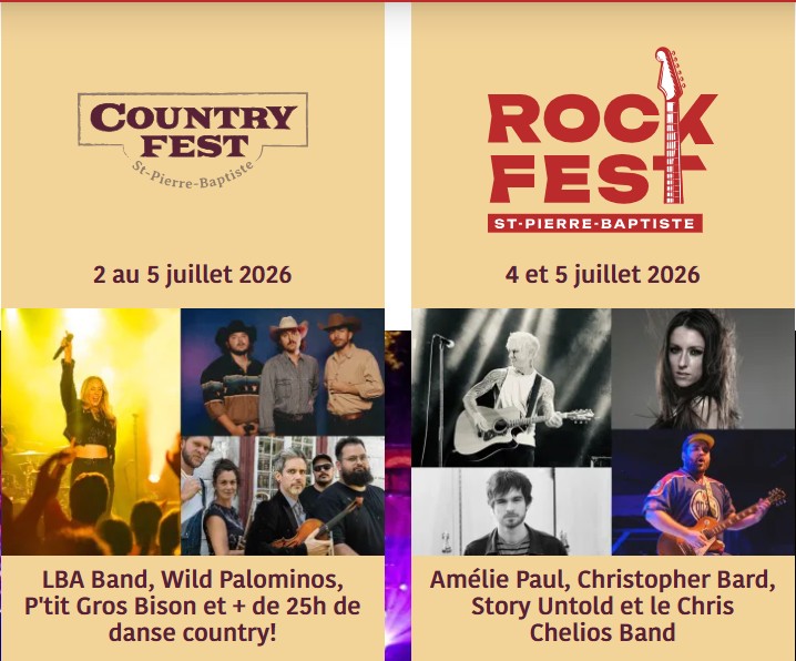 Countryfest et Rockfest Countryfest et Rockfest