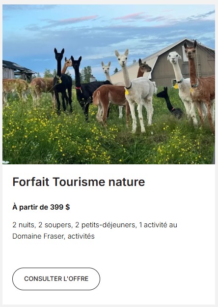 Forfait Tourisme Nature ete Forfait Tourisme Nature ete